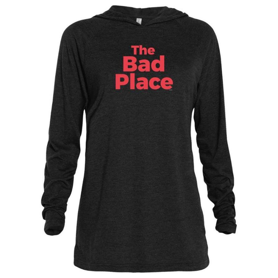 The Good Place The Bad Place Tri-blend Raglan Hoodie