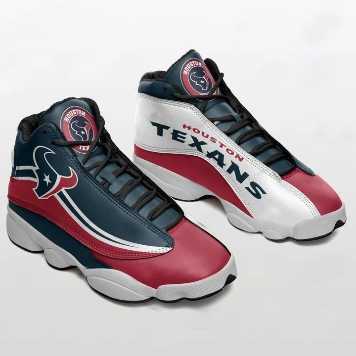 Stylish Houston Texans Football Team Logo Air Jordan 13 Printing Shoes Sneaker