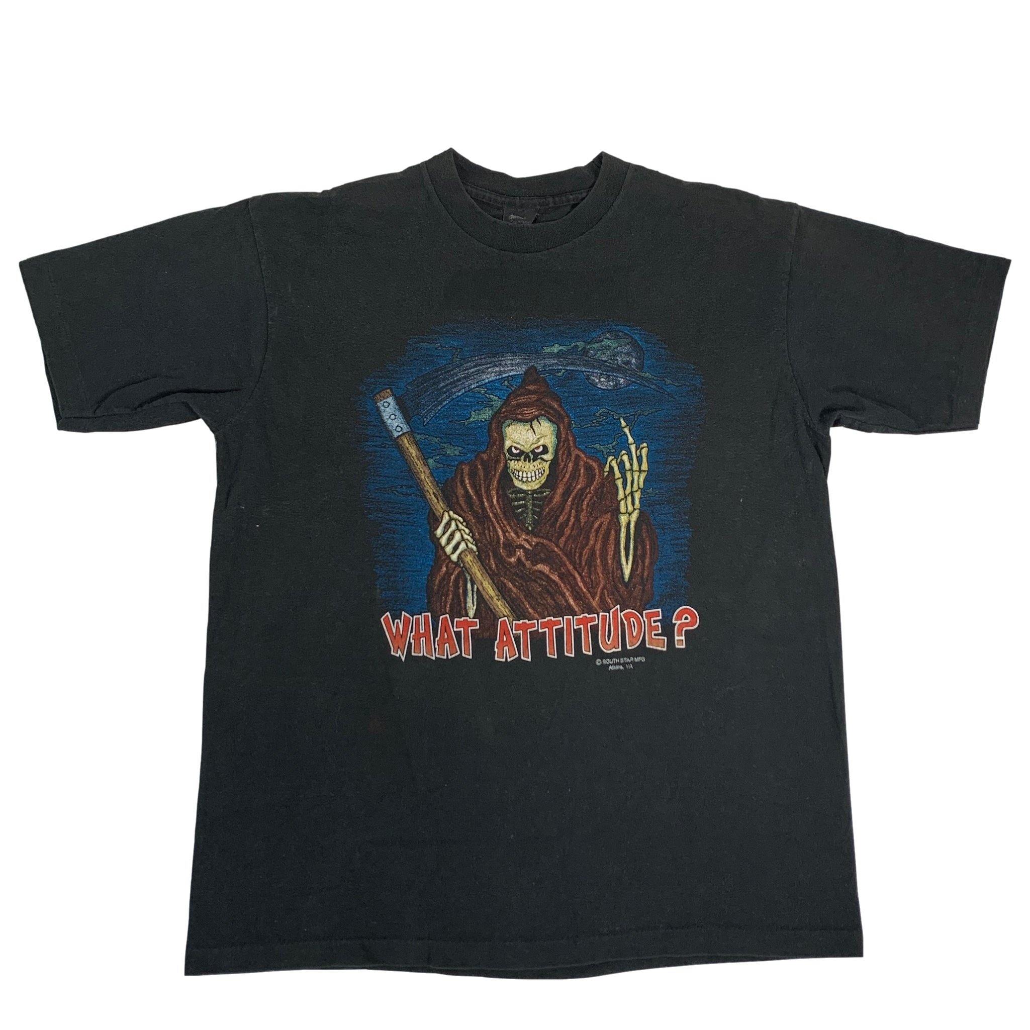 Vintage Grim Reaper “What Attitude?” T-Shirt