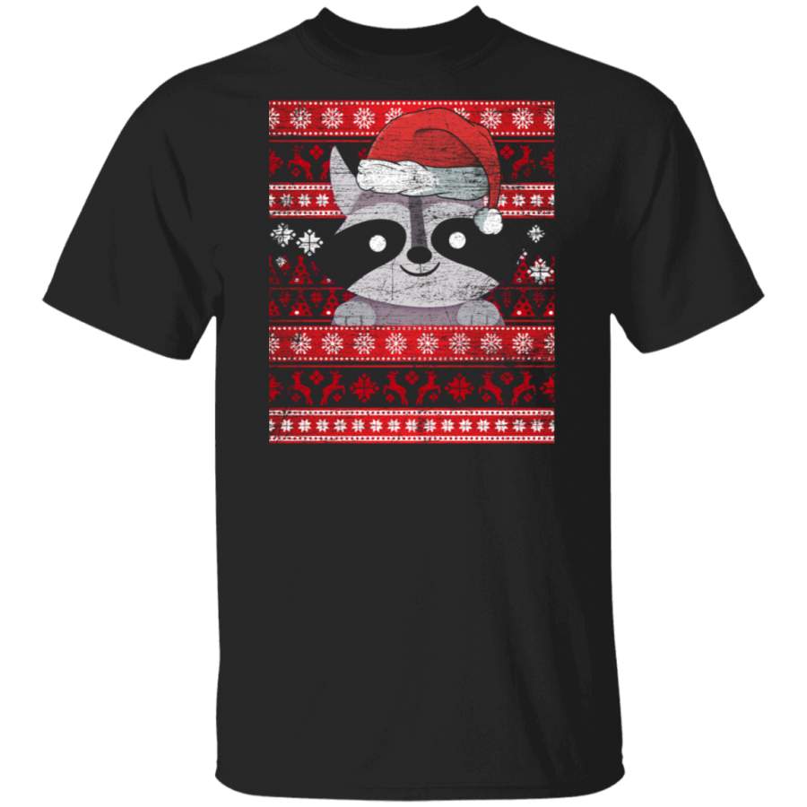 Zookeeper Raccoon Gifts Ugly Christmas Racoon Sweatshirt