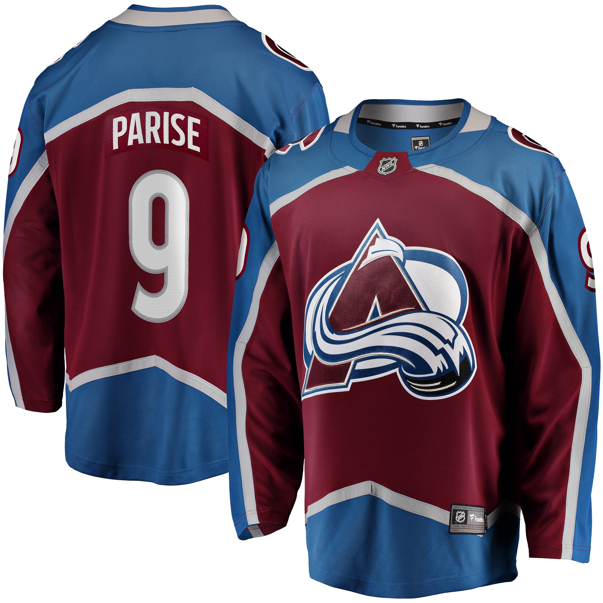 Zach Parise Colorado Avalanche Branded Home Premier Breakaway Player Jersey – Maroon