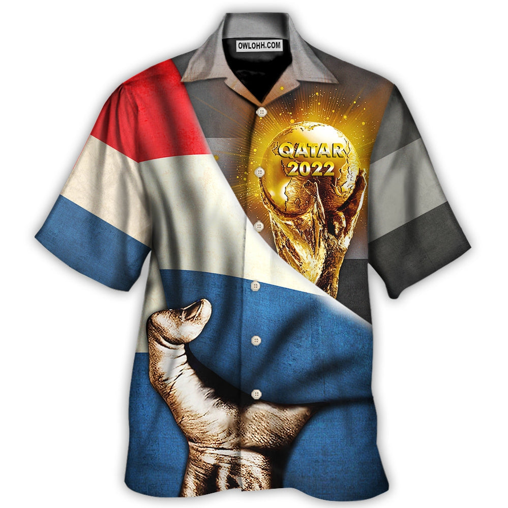 World Cup Qatar 2022 Netherlands Will Be The Champion – Hawaiian Shirt  – Owl Ohh