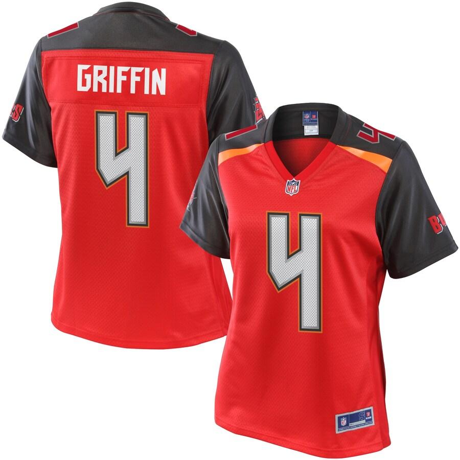 Womens Tampa Bay Buccaneers Ryan Griffin NFL Pro Line Team Color Jersey