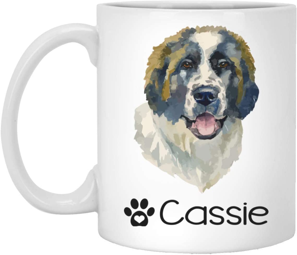 Personalized Moscow Watchdog Dog Mug – Pet Owner Gifts For Women – Gifts For Dog Lover – Moscow Watchdog Mom Dad Mugs – Dog Cups 15Oz