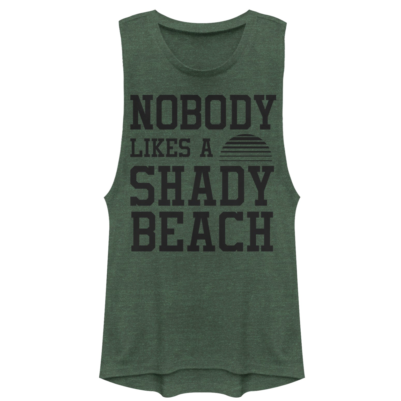 Chin Up Junior’S Nobody Likes A Shady Beach  Festival Muscle Tee