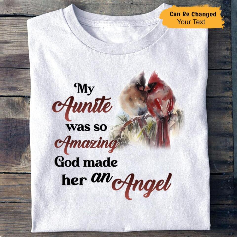 Trendingpersonalized My Mom Was So Amazing God Made Her An Angel Memorial Personalized Women Shirt