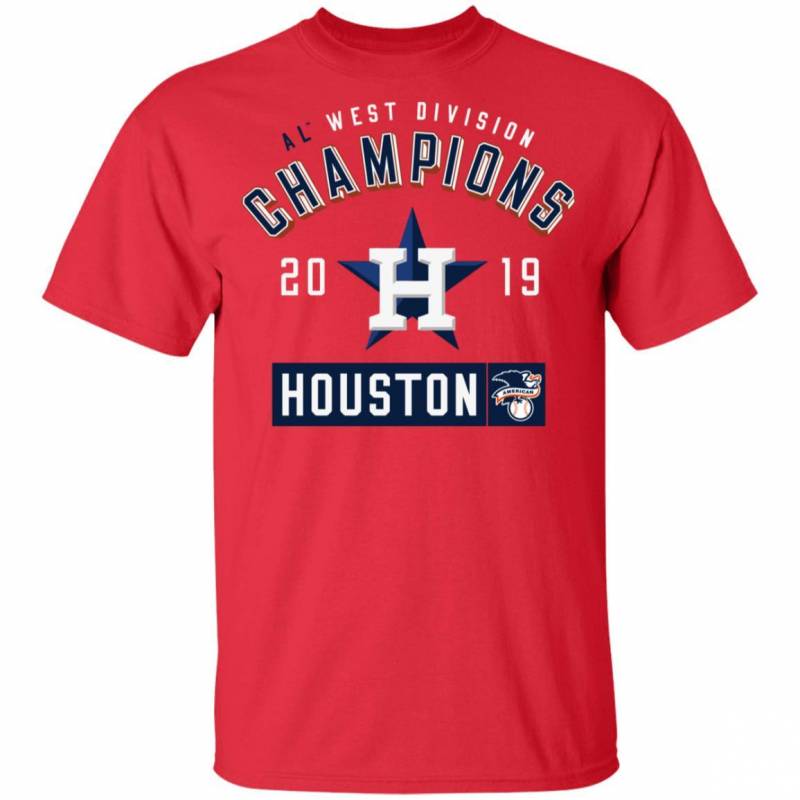 Houston Astros 2019 Al West Division Champions Base Runner Roster Youth Kids T-Shirt