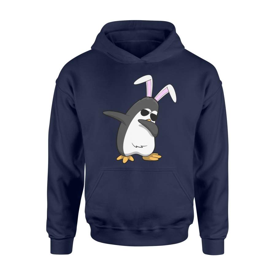 Dabbing Easter Bunny  Penguin Dab Boys Girls Kids Gift  Hoodie