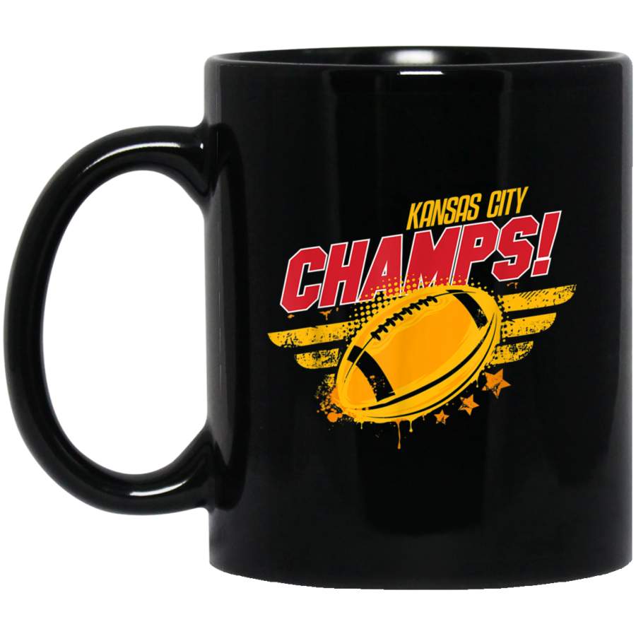 Kansas City Football Vintage KC Missouri Retro Champs Gift Mug