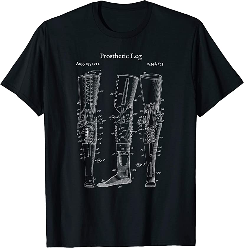 Vintage Prosthetic Leg Amputee Shirts – Amputated Fake Limb