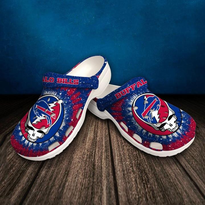 Buffalo Bills Red Navy Crocband Crocs Clogs