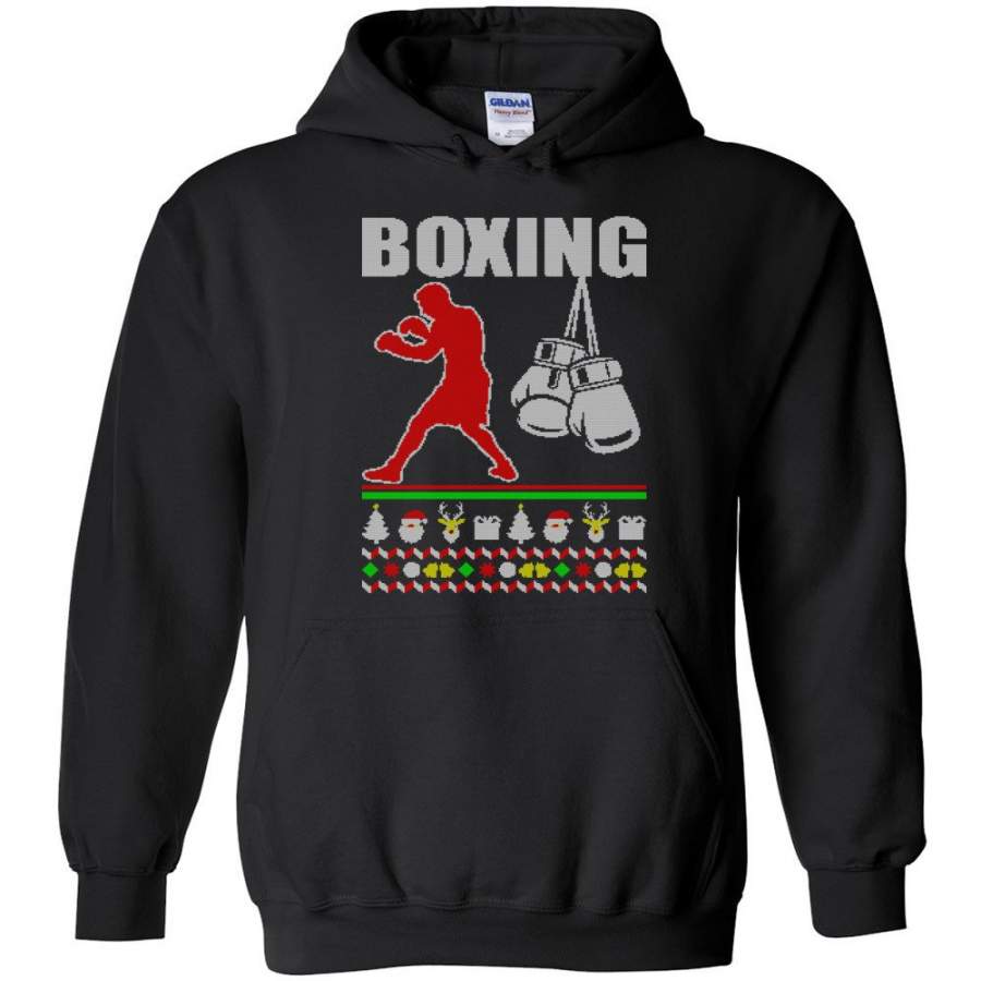 Boxing Ugly Christmas Sweater – Hoodie