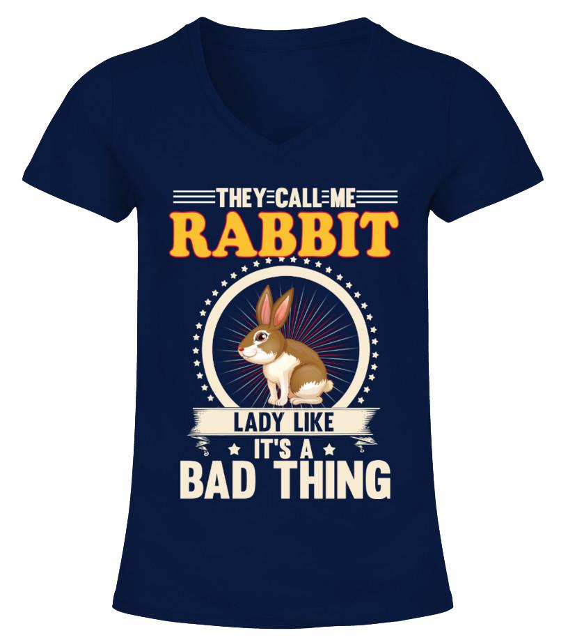 Rabbit Animals Lover T Shirts C-6U9Fe