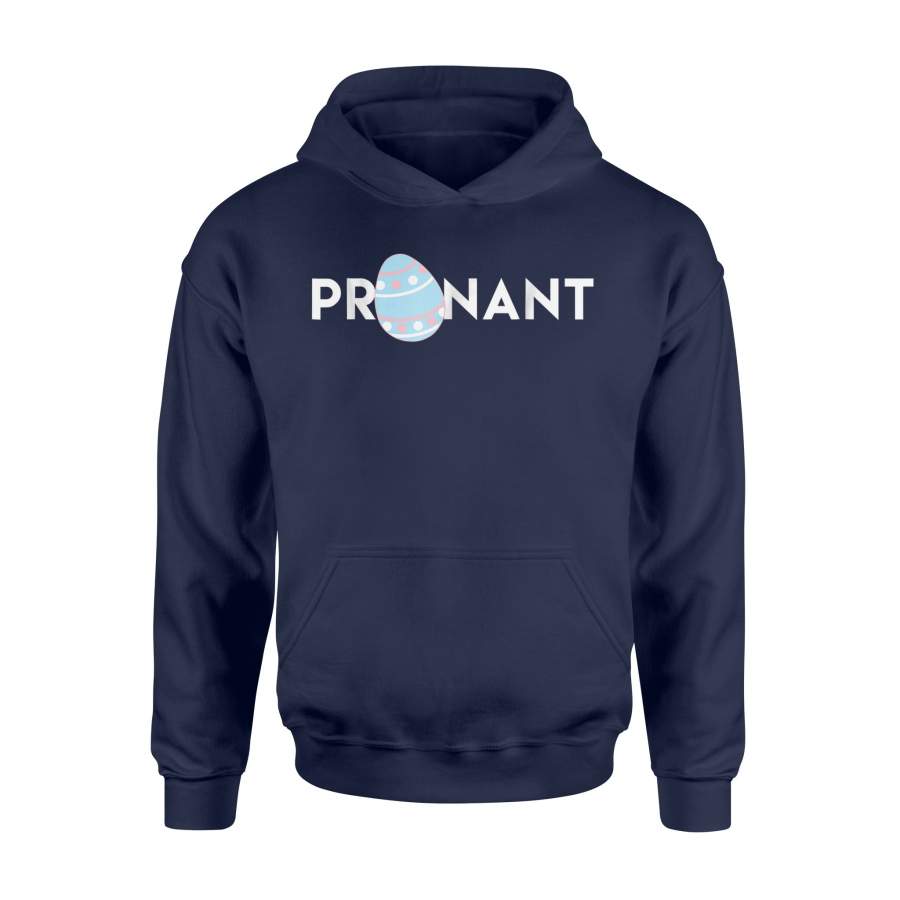 Easter Pregnancy Announcement Preggnant White Hoodie