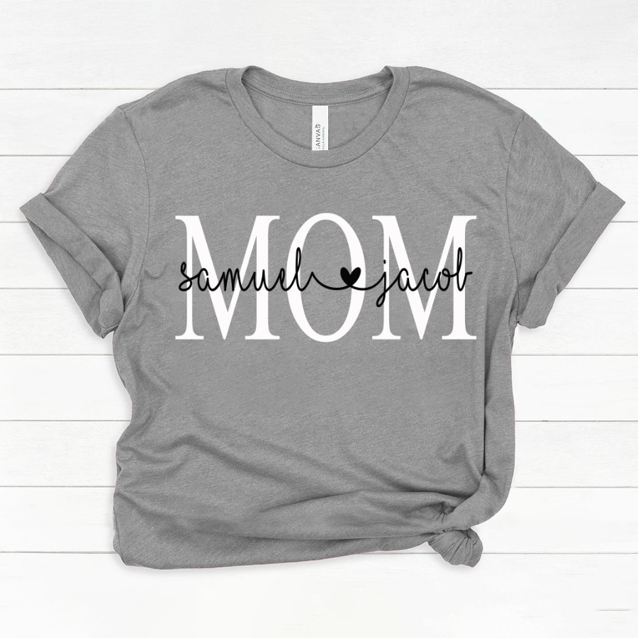 Personalized Mom Shirt Gift For Grandma Classic Canvas