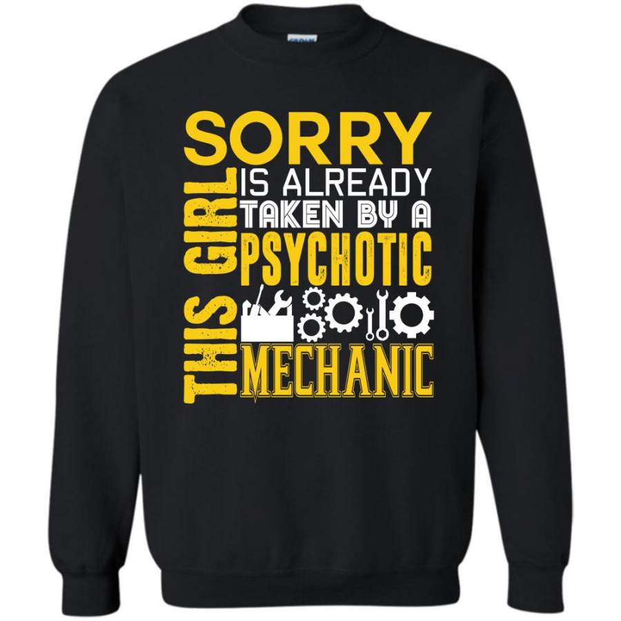 I Am A Coolest Mechanic T Shirt, Cool Psychotic Mechanic Sweatshirt