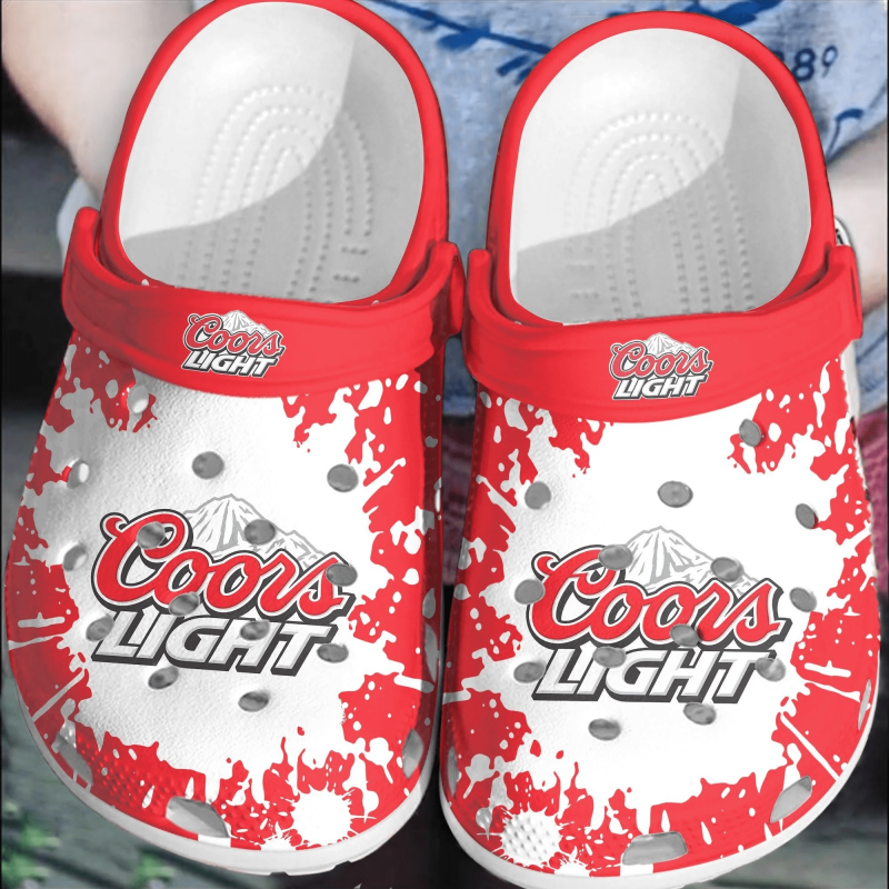 Coors Light Beer Comfortable Clogs Crocband Shoes For Men Women