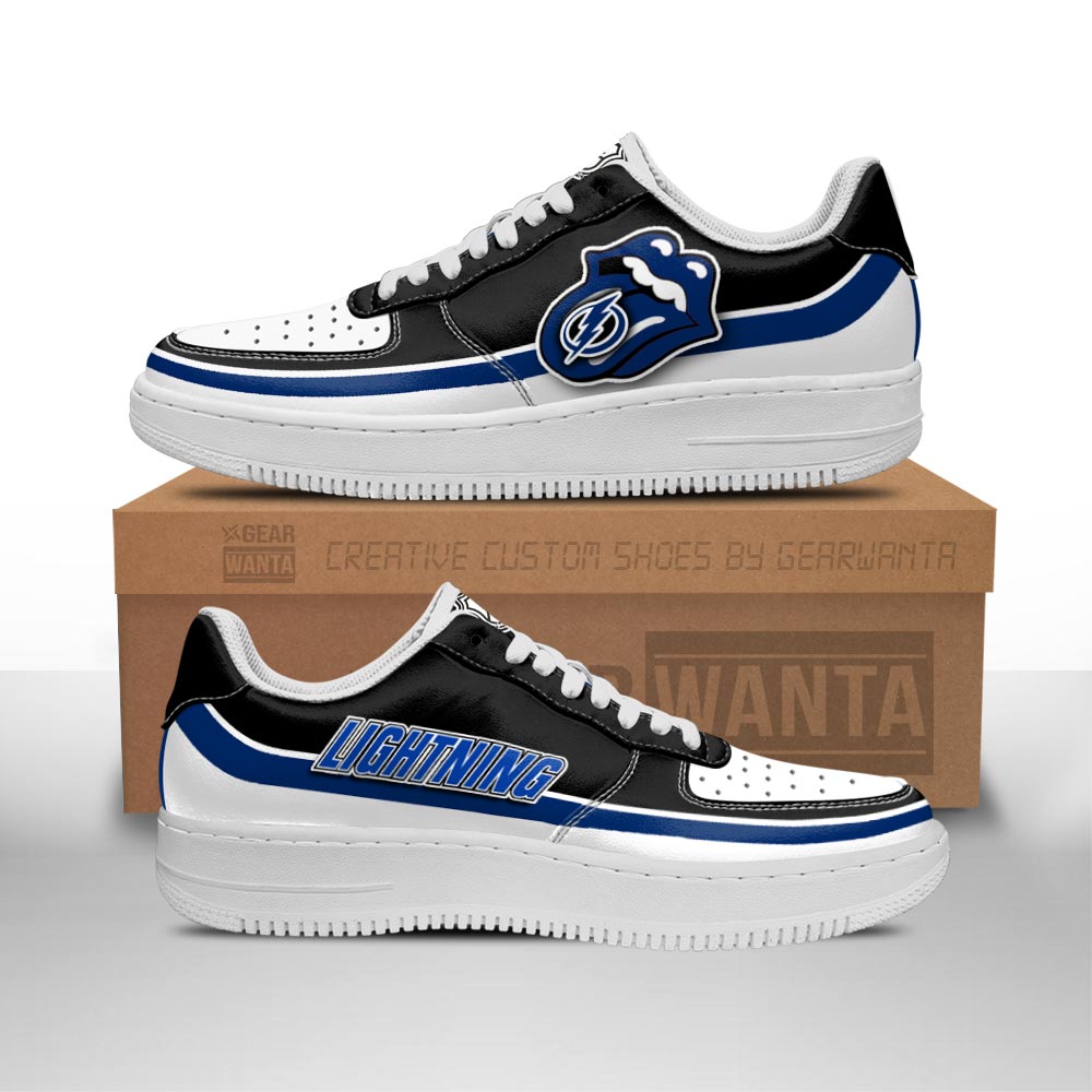 Tampa Bay Lightning Air Sneakers Custom Force Shoes Sexy Lips For Fans