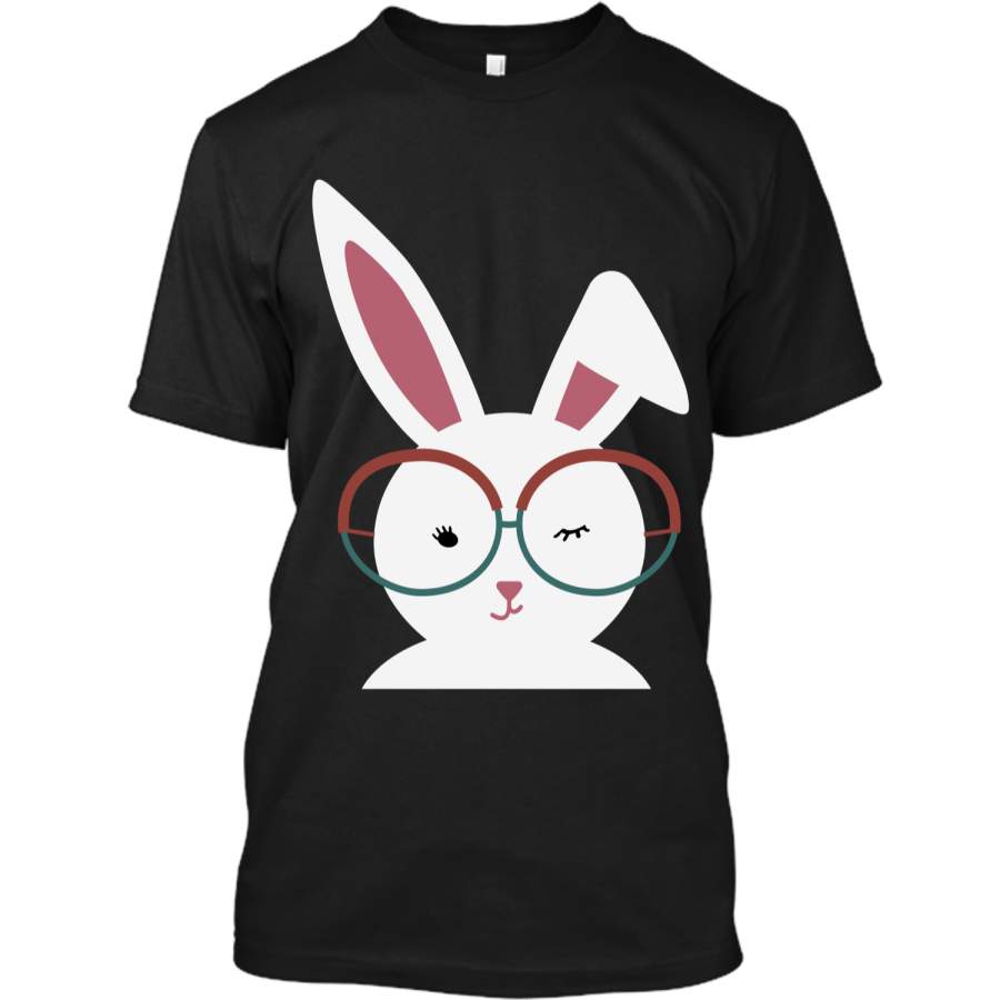 Cute Easter Bunny T-shirt Custom Ultra Cotton