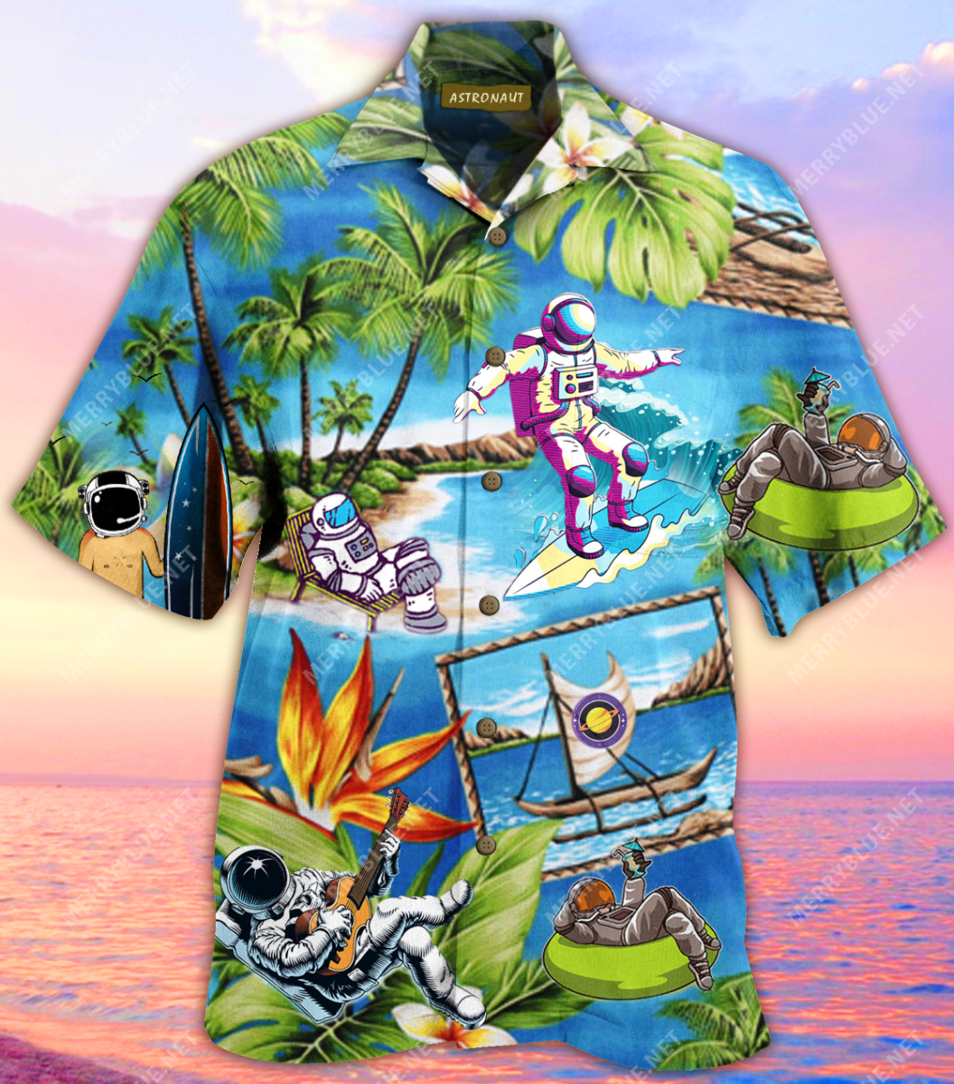 Amazing Astronaut Unisex Hawaii Shirt Ha70117