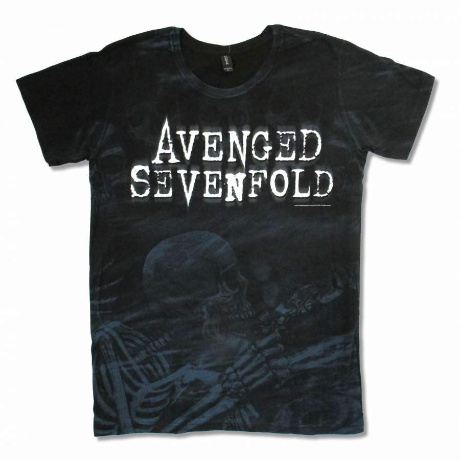 YPS Avenged Sevenfold Nightmare All Over Print Black T Shirt New