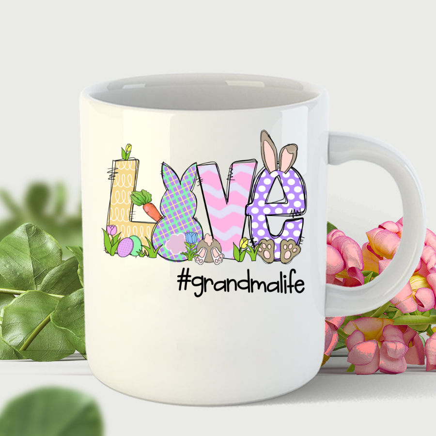 Love Easter Bunny Grandma Life Mug