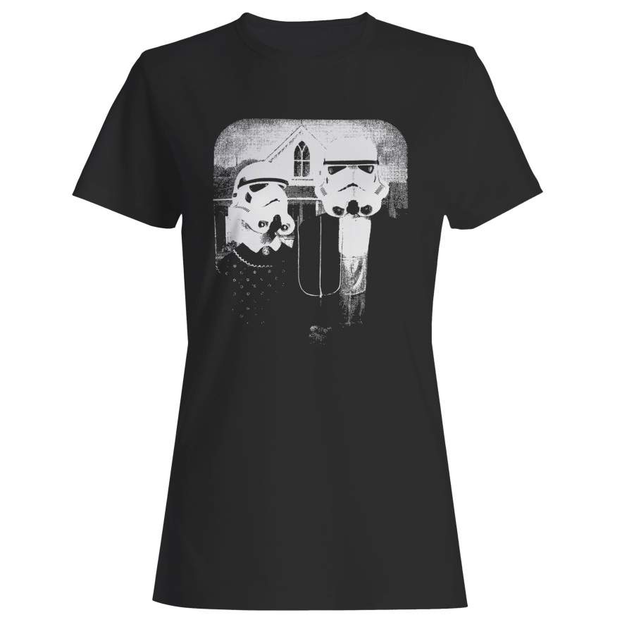 Baby Infant Onesie Star Wars American Gothic Woman’s T-Shirt