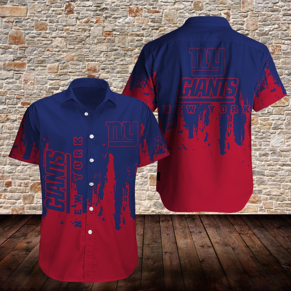 New York Giants Fashion Button up shirts