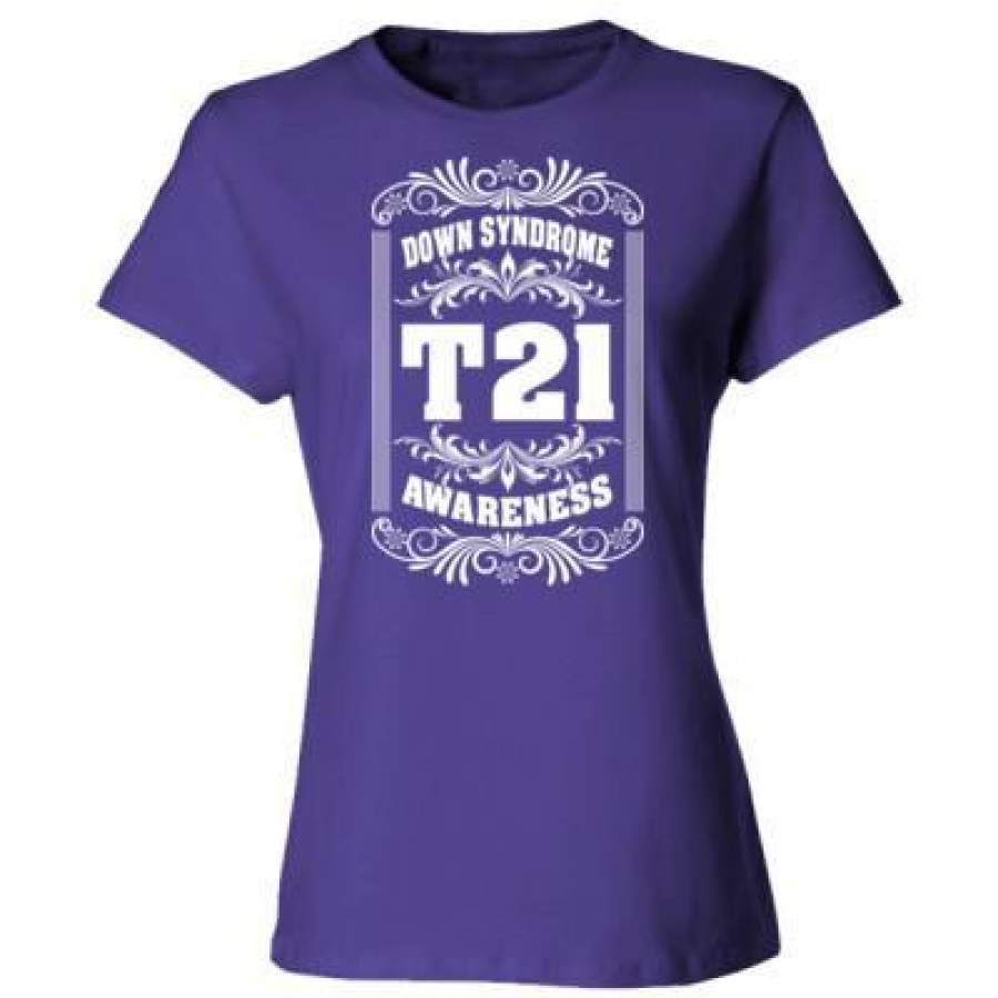 AGR Down Syndrome T21 Awareness – Ladies’ Cotton T-Shirt