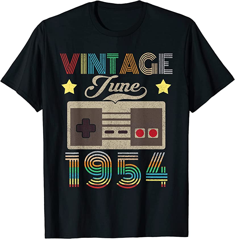 Vintage June 1954 67th Birthday Shirt 67 Year Old T-Shirt