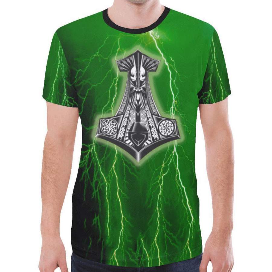 Viking T-shirt – Lightning Hammer A6