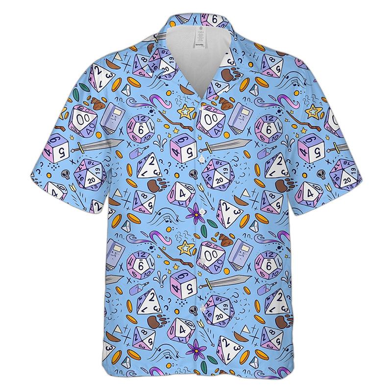 Dd Pattern Hawaii Shirt For Men And Women Ha33005