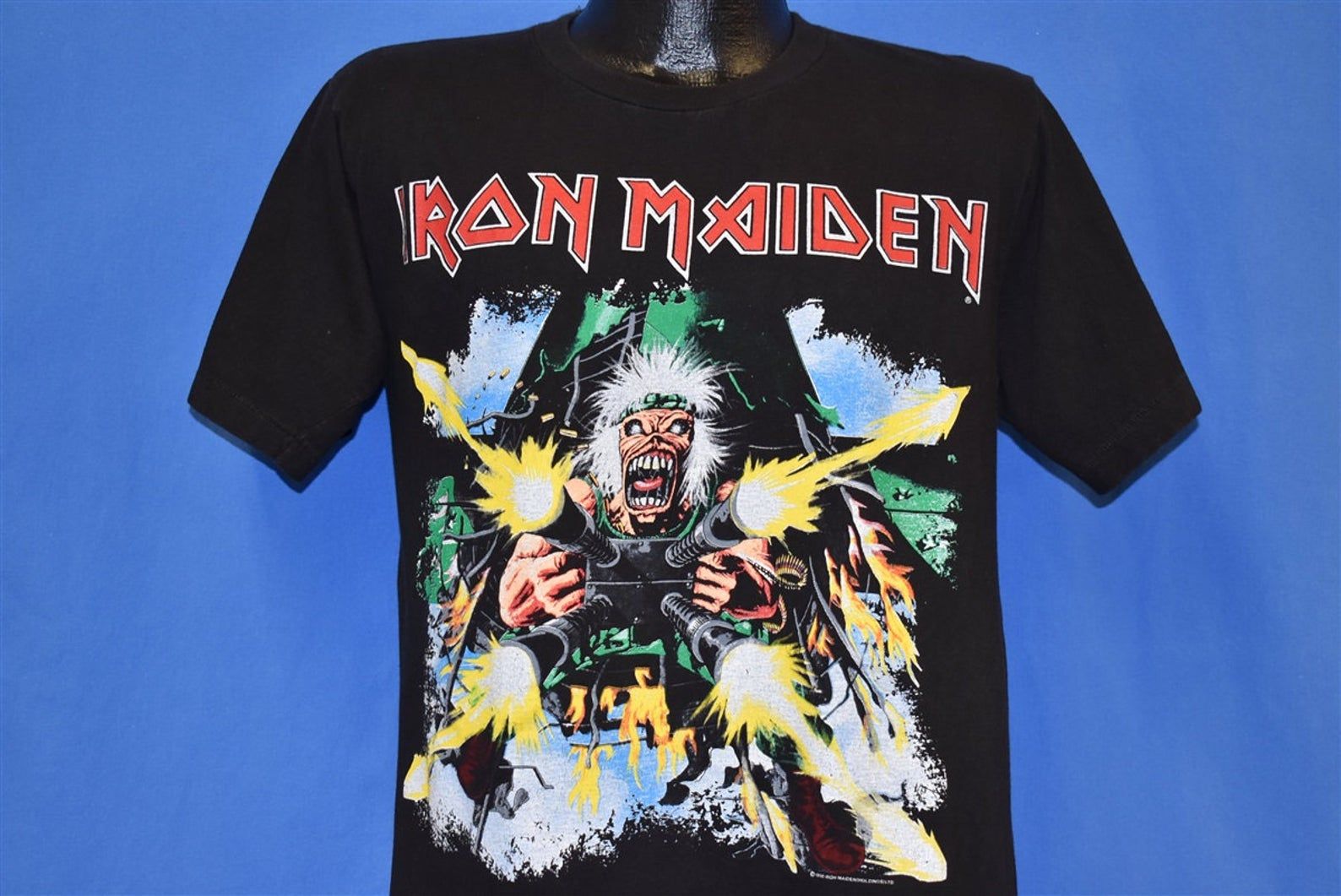 90S Iron Maiden No Prayer For The Dying Tour 1999 Shoot That Fkker T-Shirt