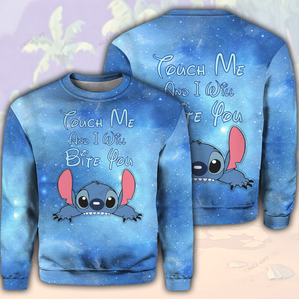 Touch Me And I Will Bite You Crewneck Sweatshirt 3Cs-Z6M6