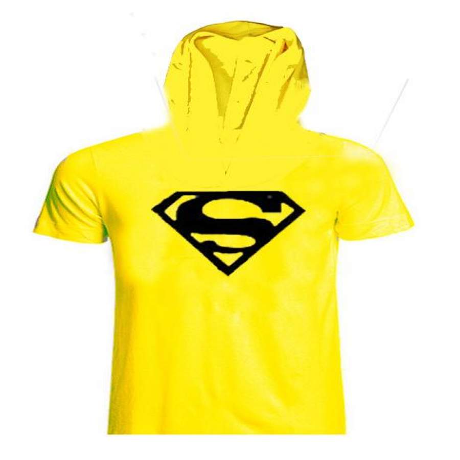 Men Gyms Hoodie T-Shirt Cotton short Sleeve fitness Clothing Bodybuilding Slim Fit Sportswear Hoodie T shirt