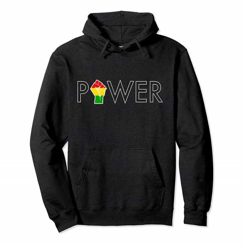 Black Power Fist Design for Black Culture and History Pullover Hoodie, T-Shirt, Sweatshirt, Tank Top, Racerback, Dolman