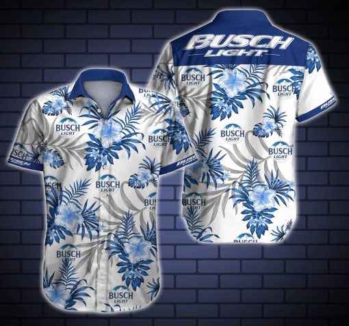 Tlmus-Busch Light Shirt- Hawaiian Shirts For Men