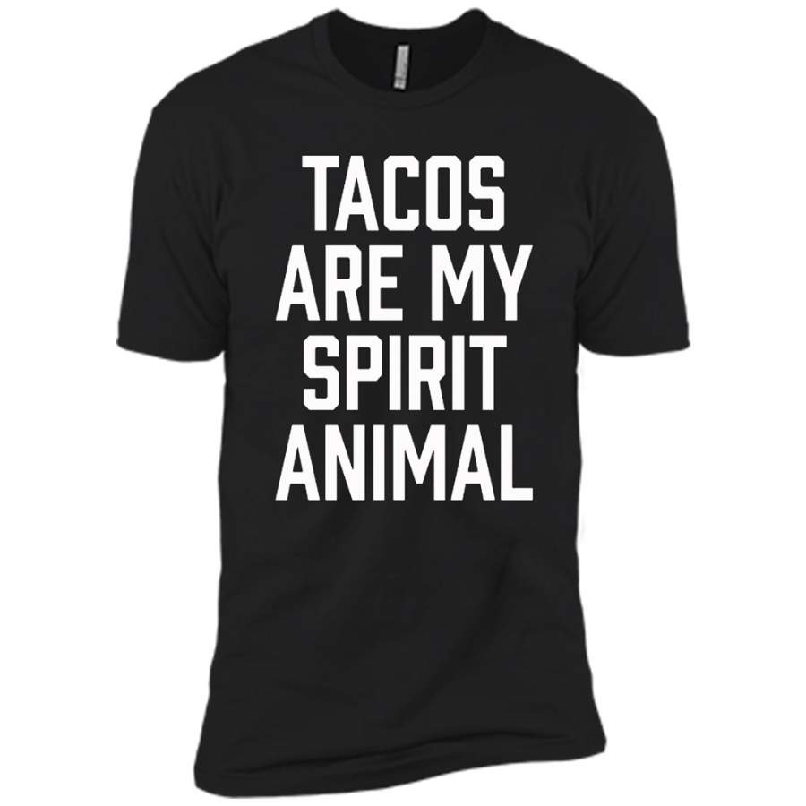 Tacos Are My Spirit Animal – Canvas Unisex USA Shirt