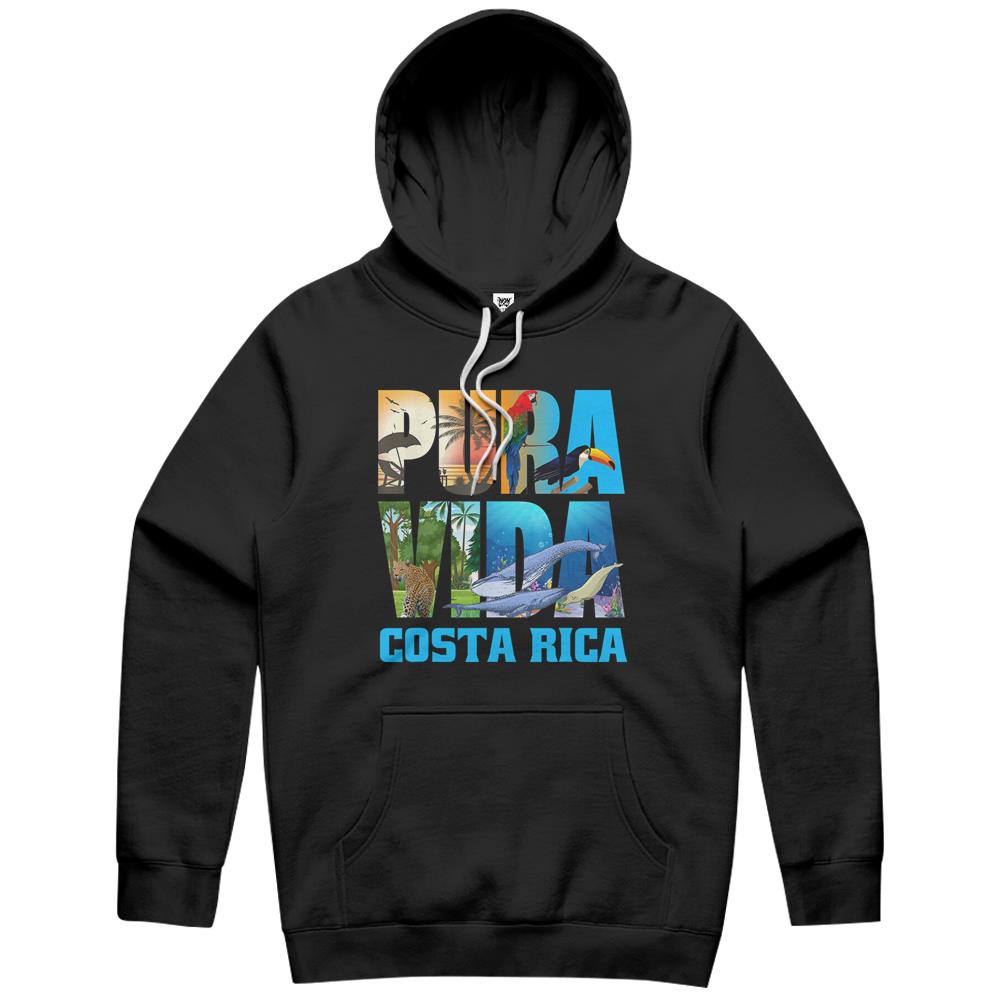 Costa Rica Pura Vida Shirt Animals Nature Pura Vida Hoodie