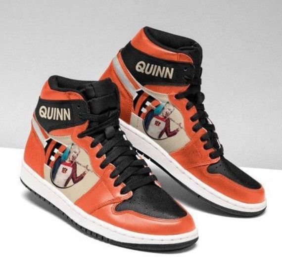 Harley Quinn Cincinnati Bengals Xtra Sneaker Boots High Top Shoes Qdh