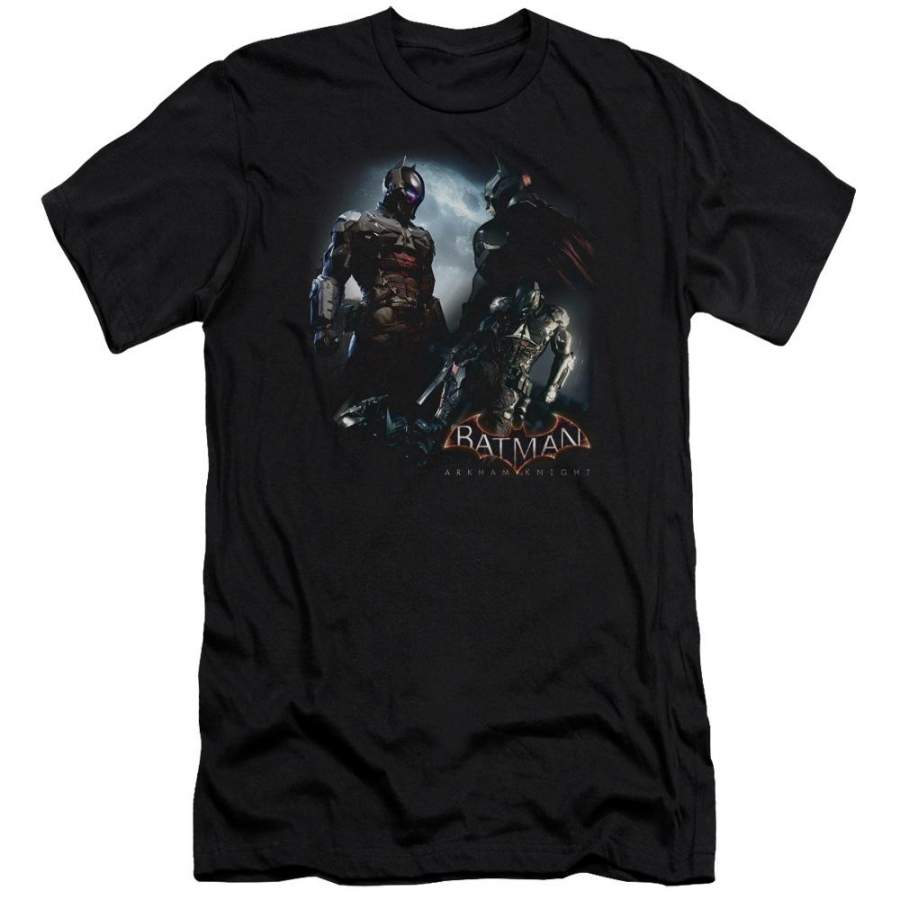 Batman – Arkham Face Off Men’s Premium Slim Fit T-Shirt