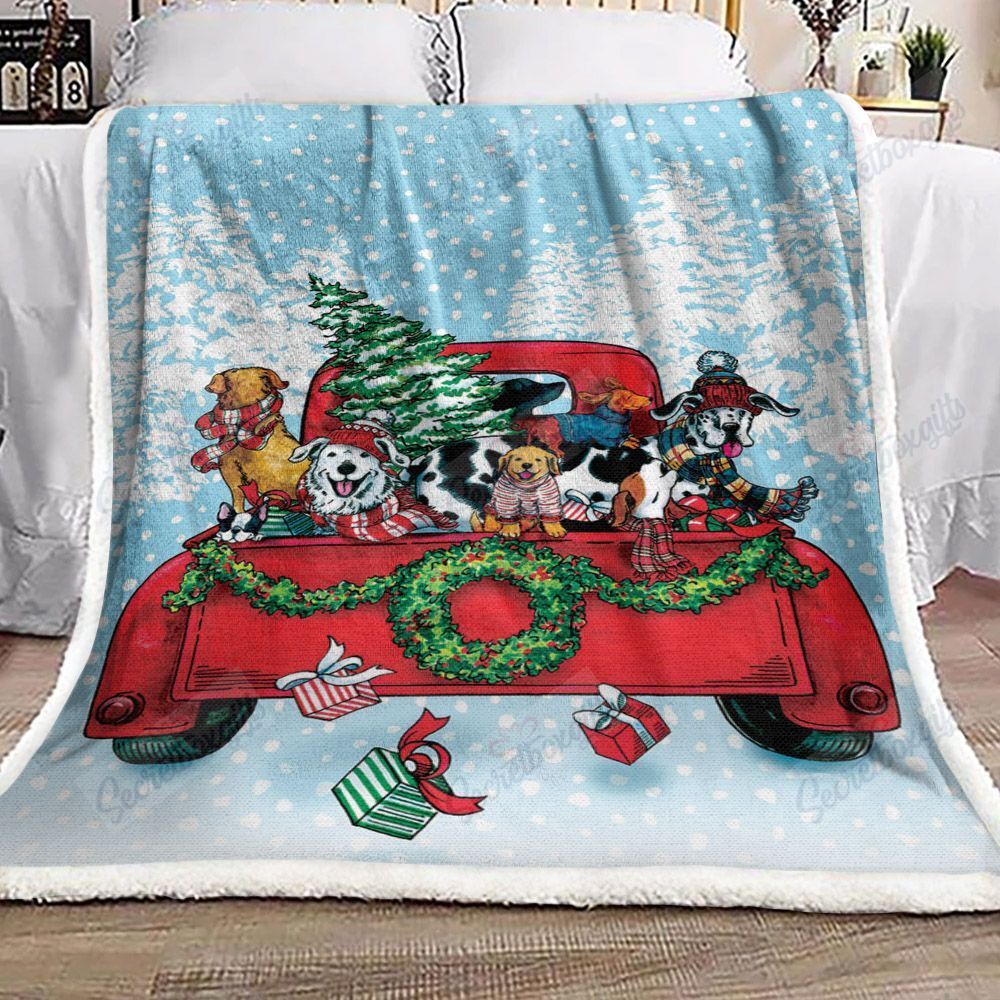 Puppy Truck Am2812253Cl Fleece Blanket