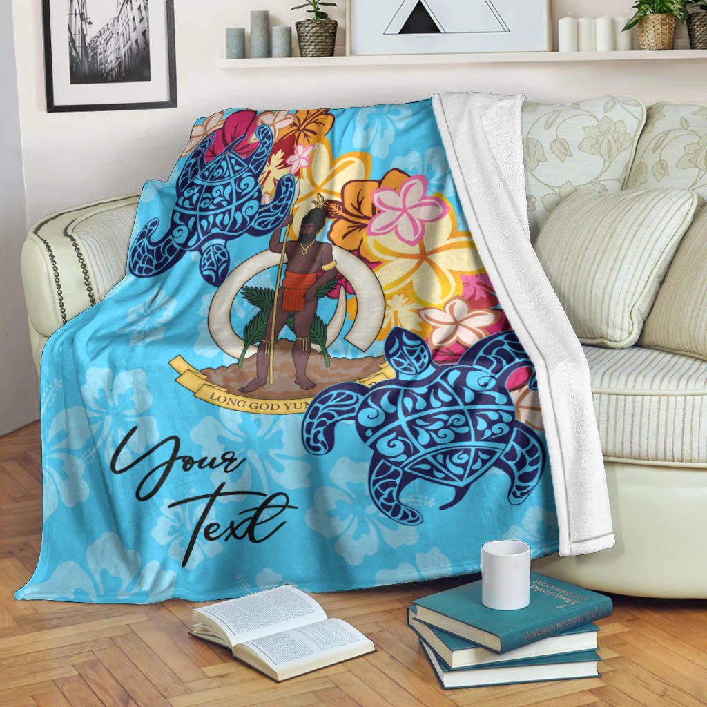 Vanuatu Custom Personalised Premium Blanket – Tropical Style – BN01