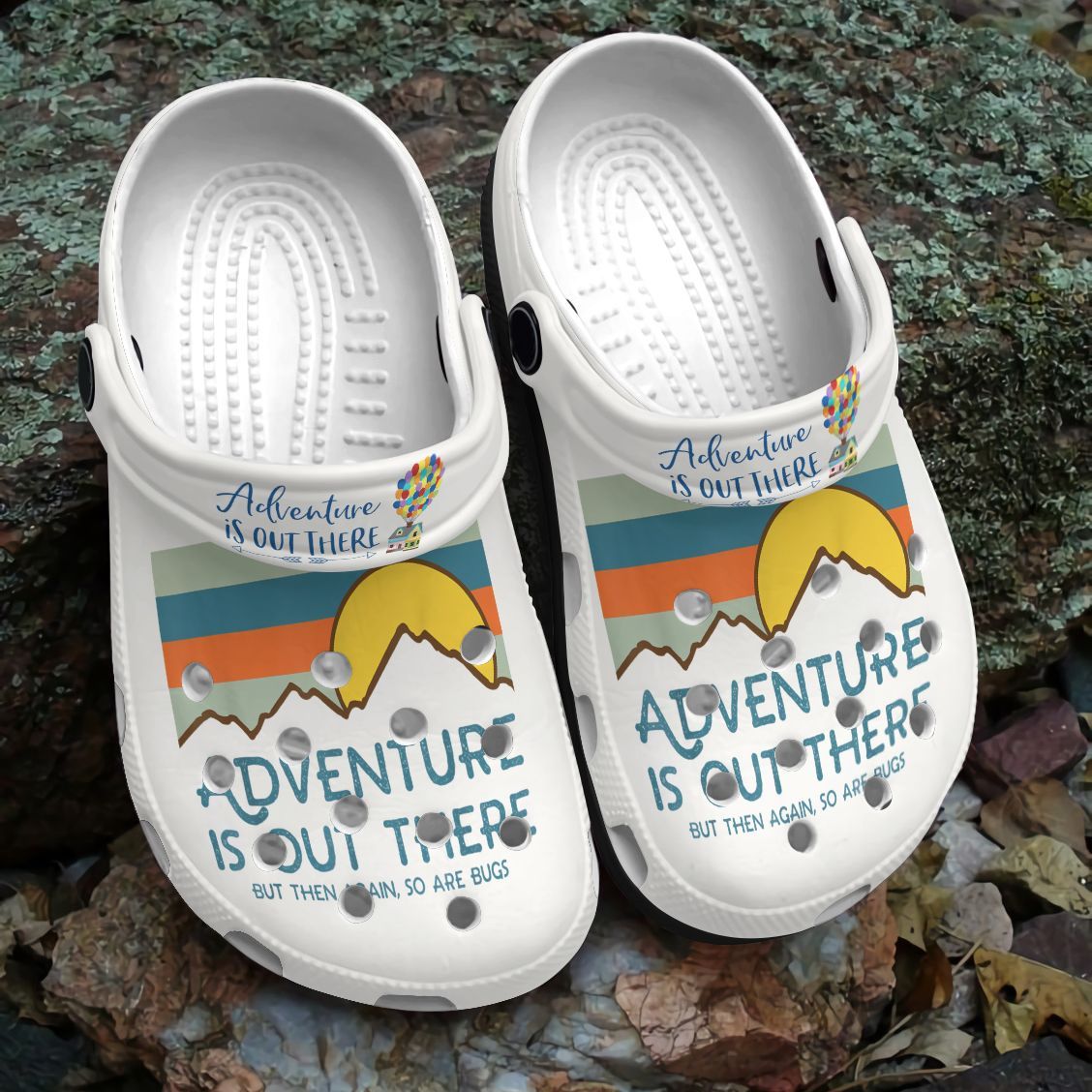 Travel Personalized Clog, Custom Name, Text, Color, Number Fashion Style For Women, Men, Kid, Print 3D Adventure Is Out There