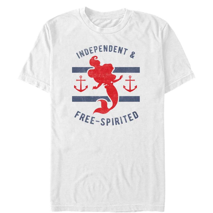 The Little Mermaid Men’s Nautical Spirit  T Shirt