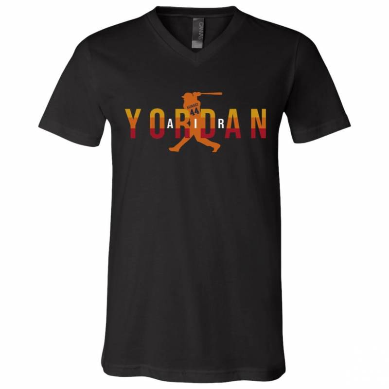 Yordan Alvarez Air Yordan Swing Houston Astros V Neck T-Shirt