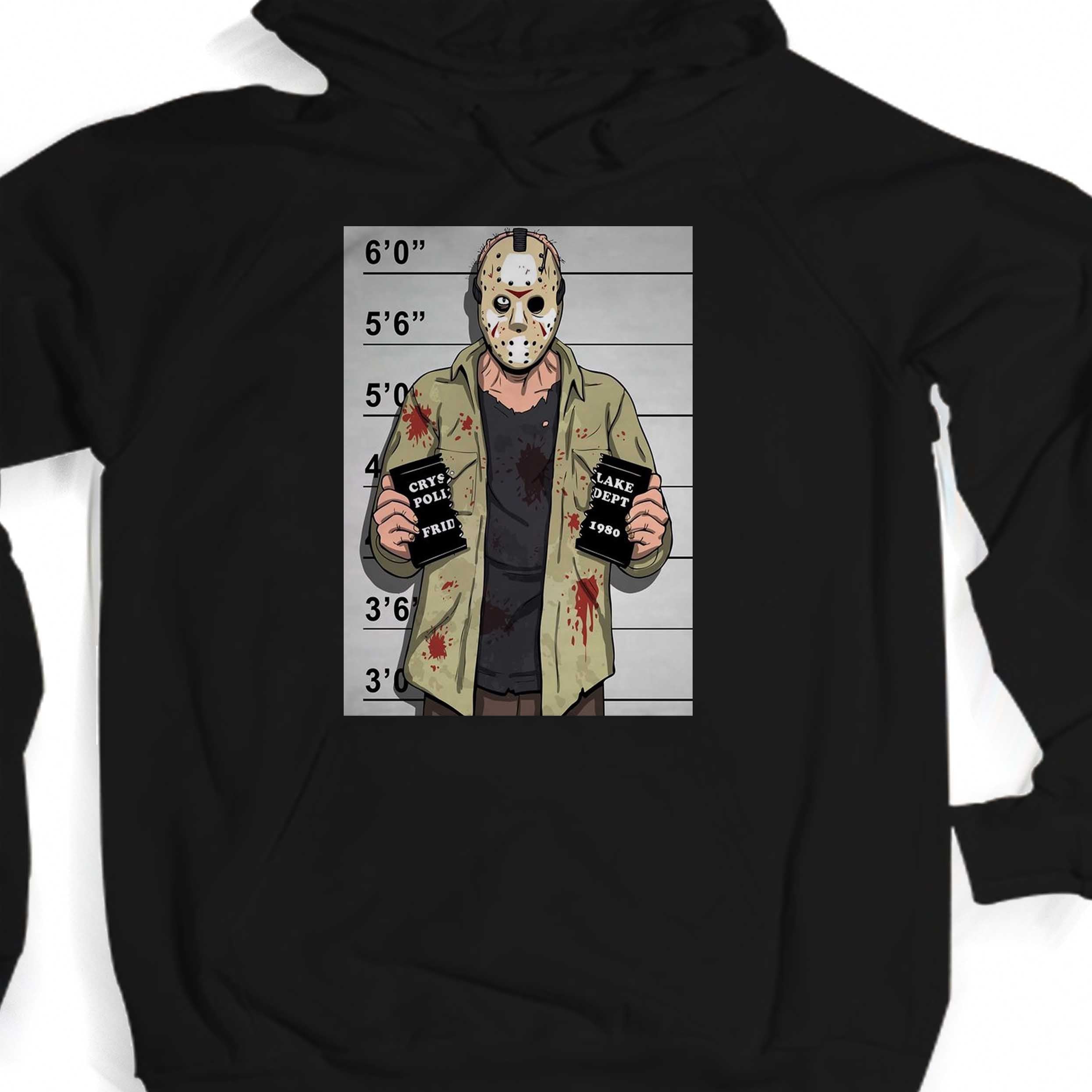 Jason Voorhees Mugshot Unisex Hoodie