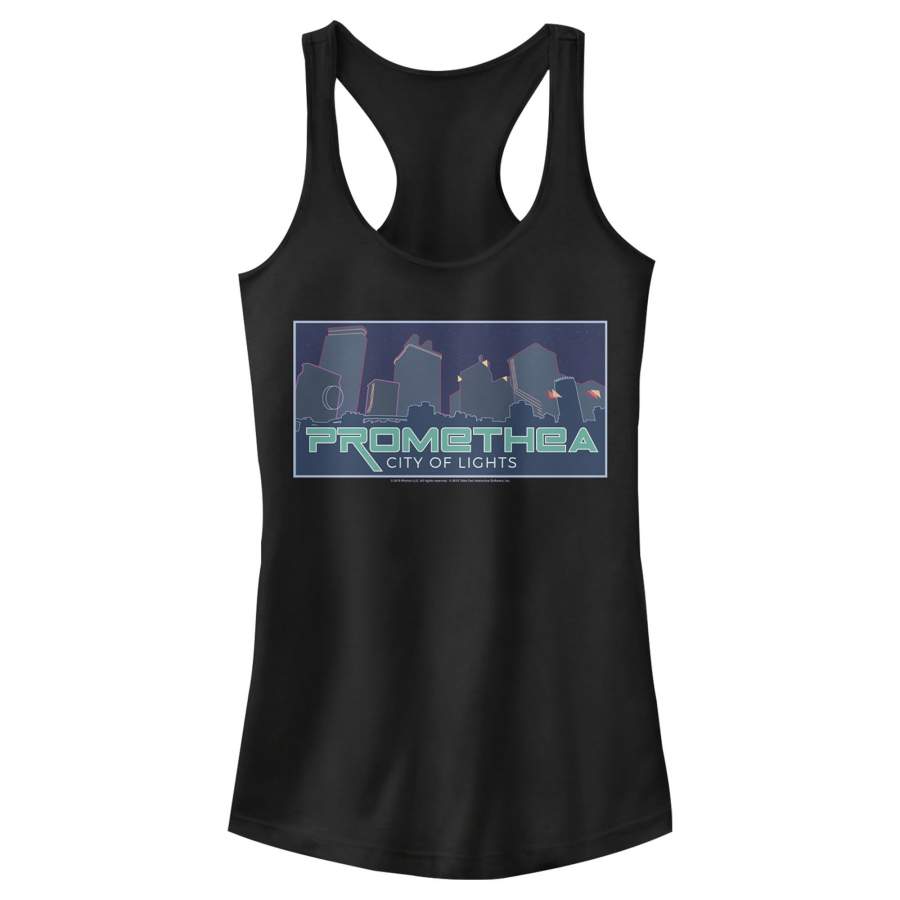 Borderlands 3 Junior’s Promethea City of Lights  Racerback Tank