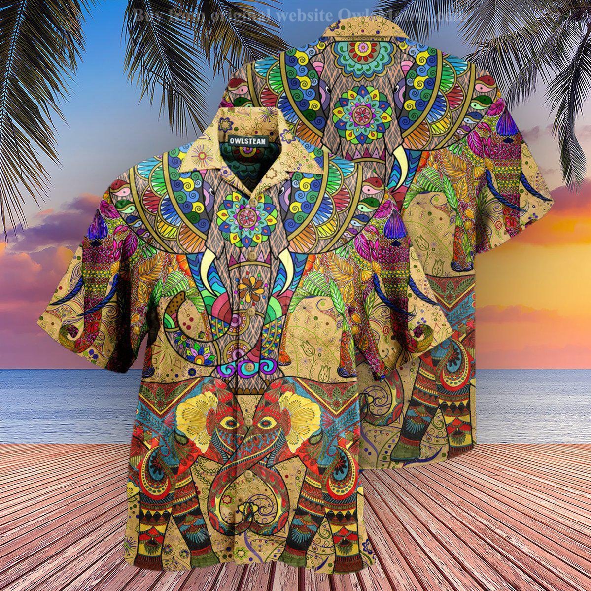 Elephants The Colorful Edition – Hawaiian Shirt – Haws26Fnn220721