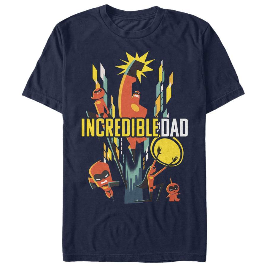 The Incredibles 2 Men’s Modern Incredible Dad  T Shirt